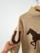 Vintage Ralph Lauren Wool Equestrian Sweater (M)