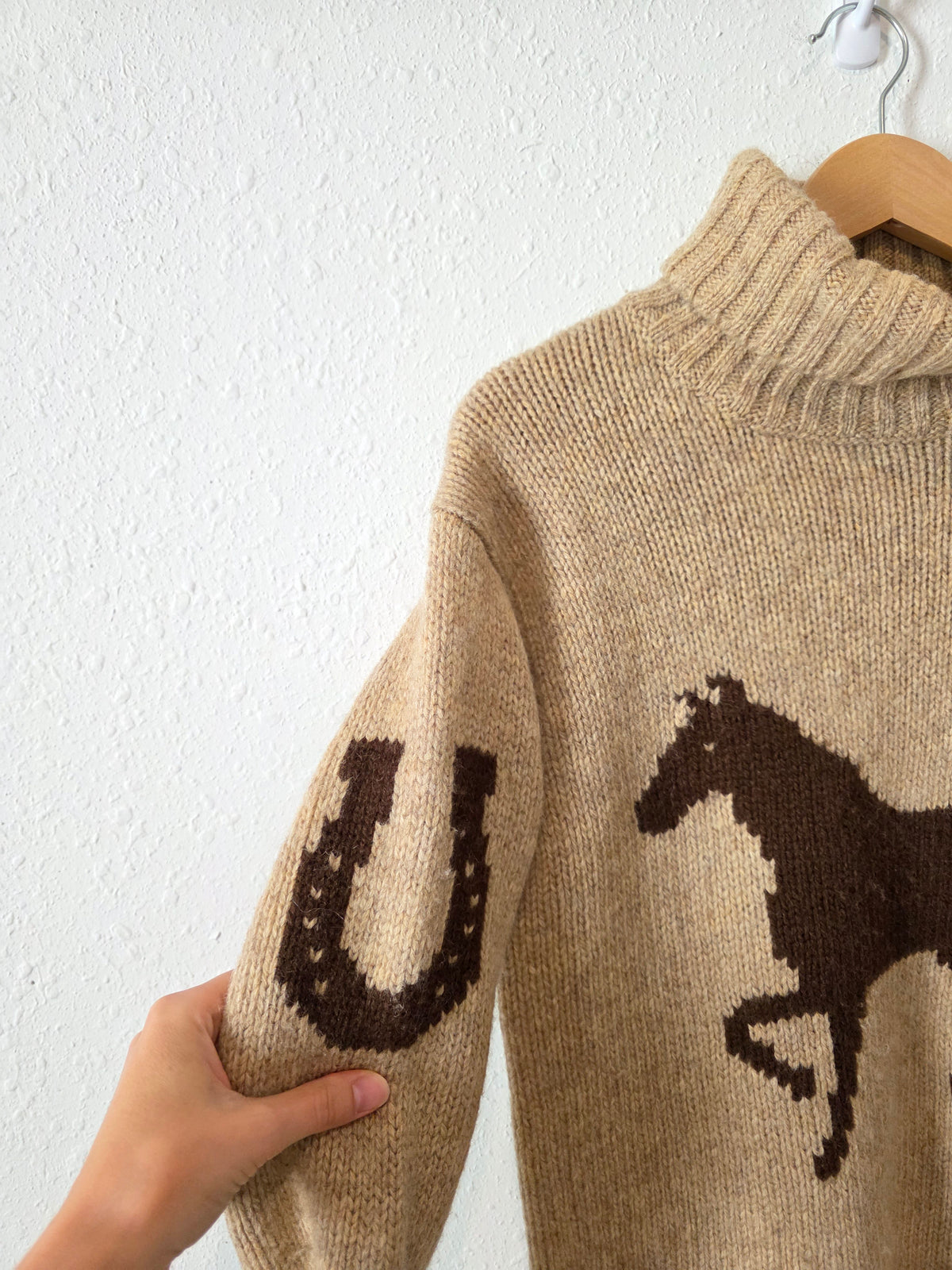 Vintage Ralph Lauren Wool Equestrian Sweater (M)
