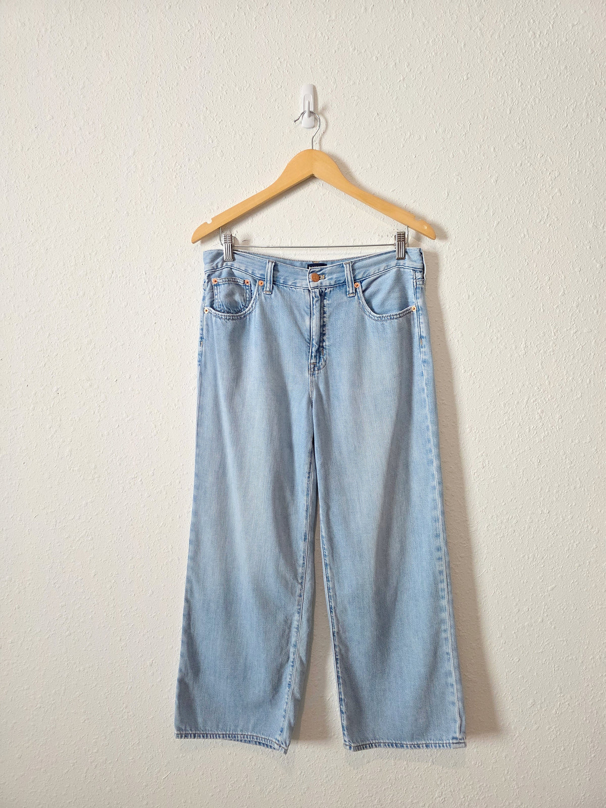 J.Crew Light Wash Wide Leg Jeans (29)