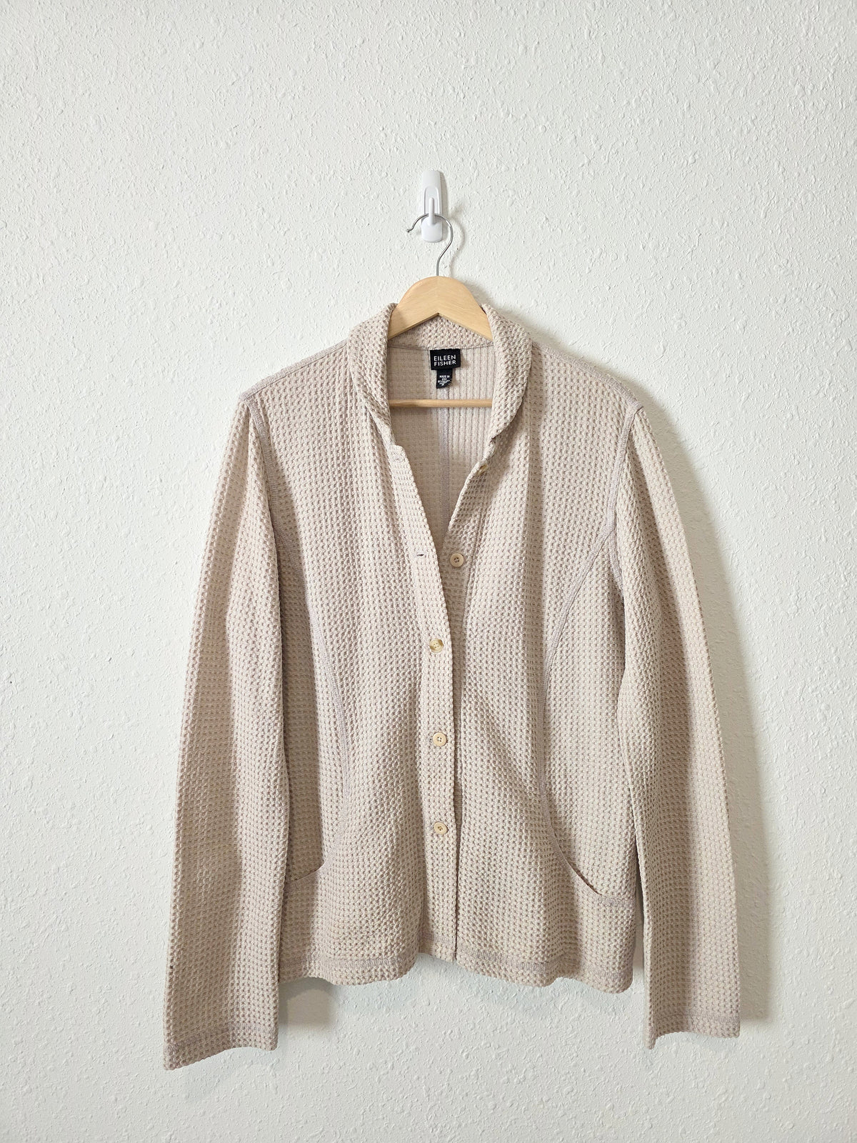 Eileen Fisher Waffle Shirt Jacket (M)