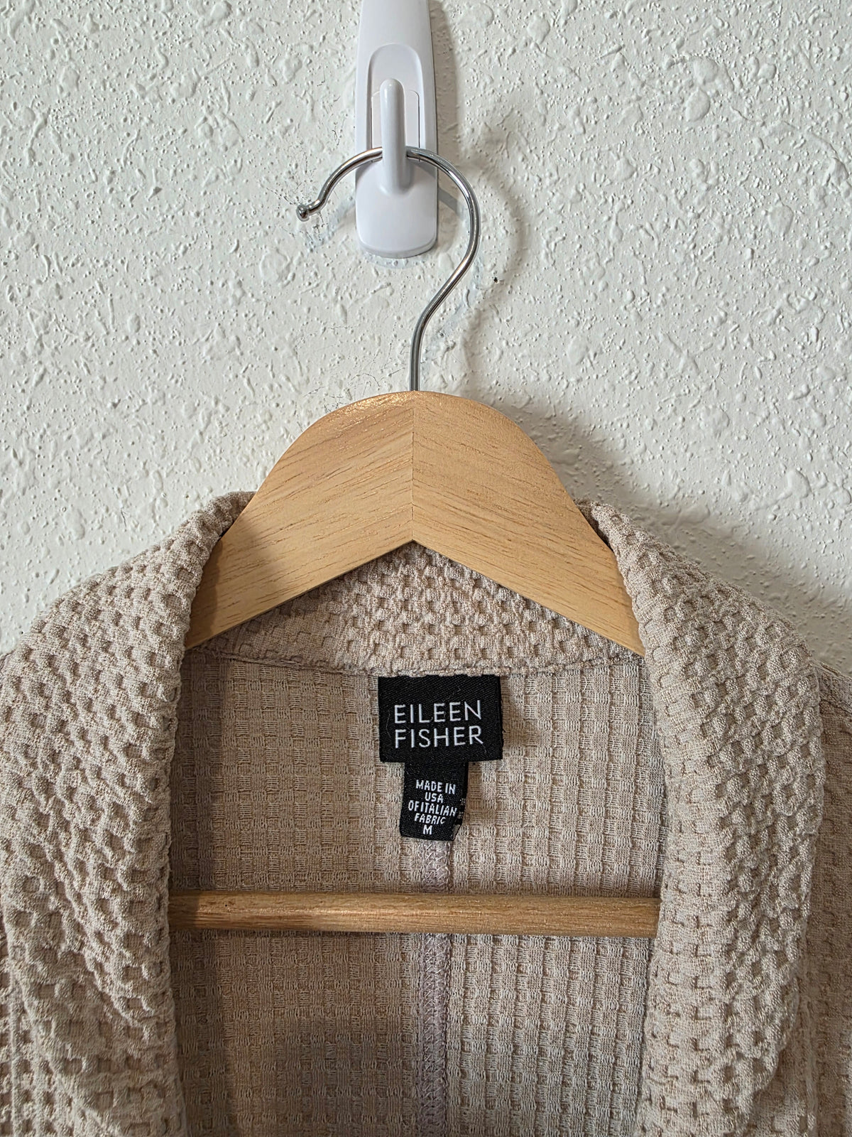 Eileen Fisher Waffle Shirt Jacket (M)