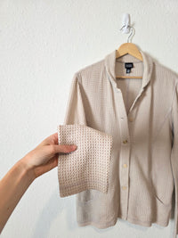 Eileen Fisher Waffle Shirt Jacket (M)