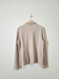 Eileen Fisher Waffle Shirt Jacket (M)