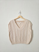 Cable Knit Sweater Vest (XL)