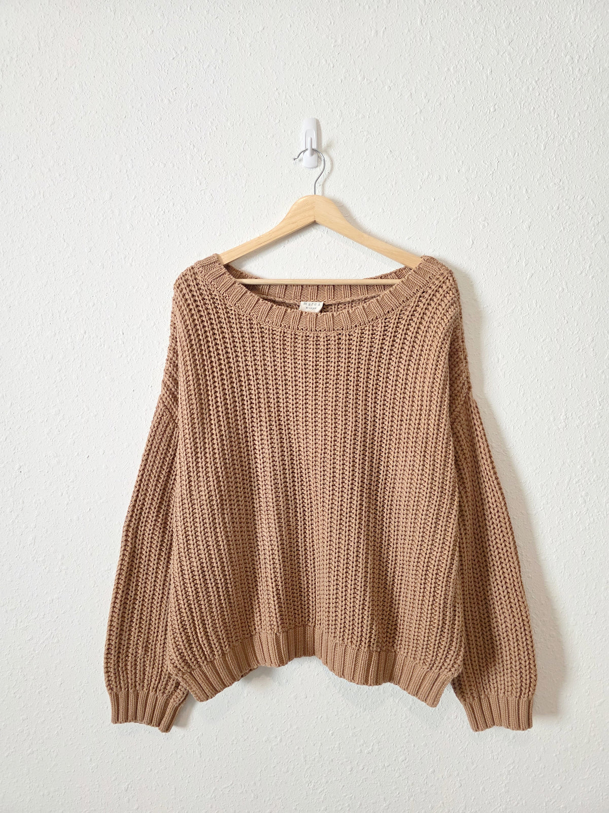 Marea Brown Chunky Cotton Sweater (M)