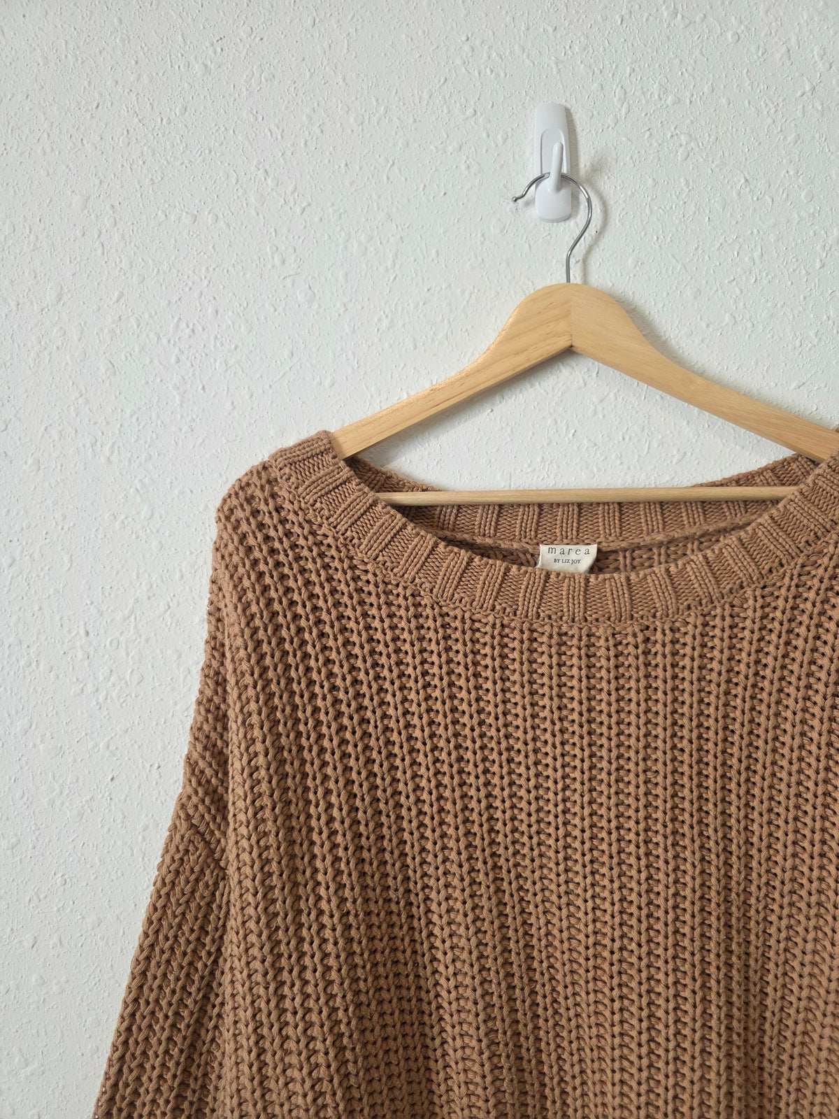 Marea Brown Chunky Cotton Sweater (M)