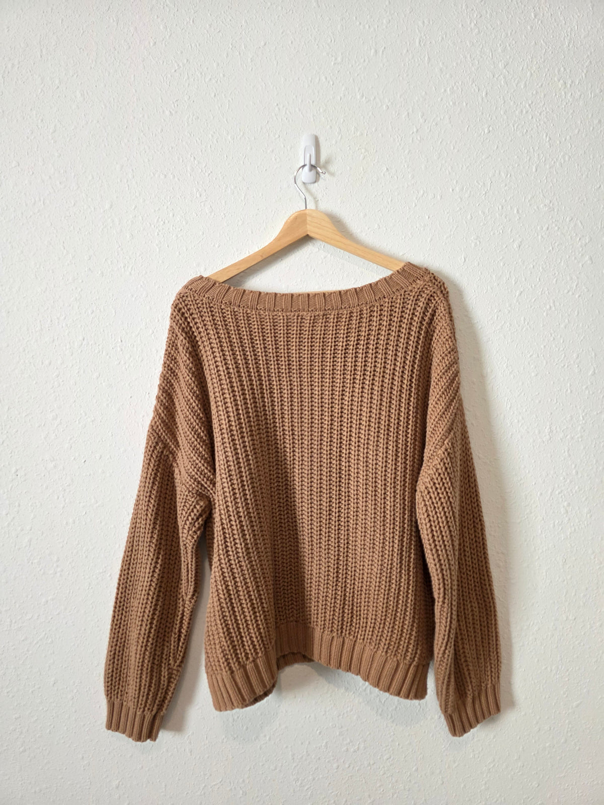Marea Brown Chunky Cotton Sweater (M)