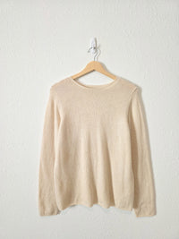 Vince Cream Wool Cashmere Sweater (M)