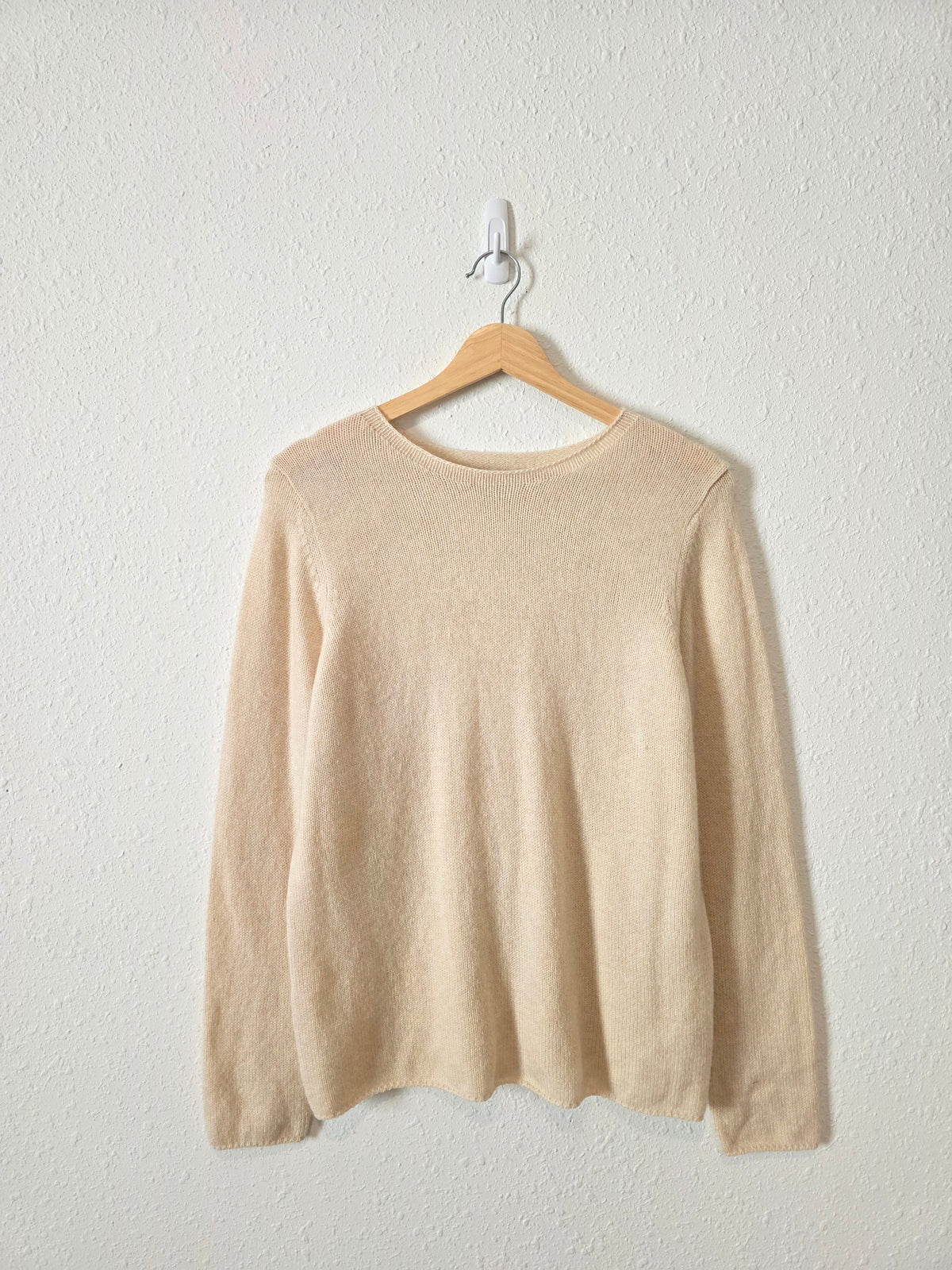 Vince Cream Wool Cashmere Sweater (M)