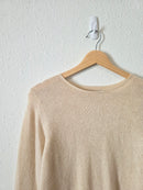 Vince Cream Wool Cashmere Sweater (M)