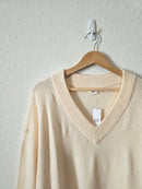 NEW Gap Cozy V Neck Sweater (L)