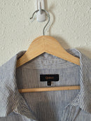 Quince Linen Striped Popover Top (L)