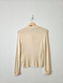 J.Crew Merino Wool Button Up Sweater (L)