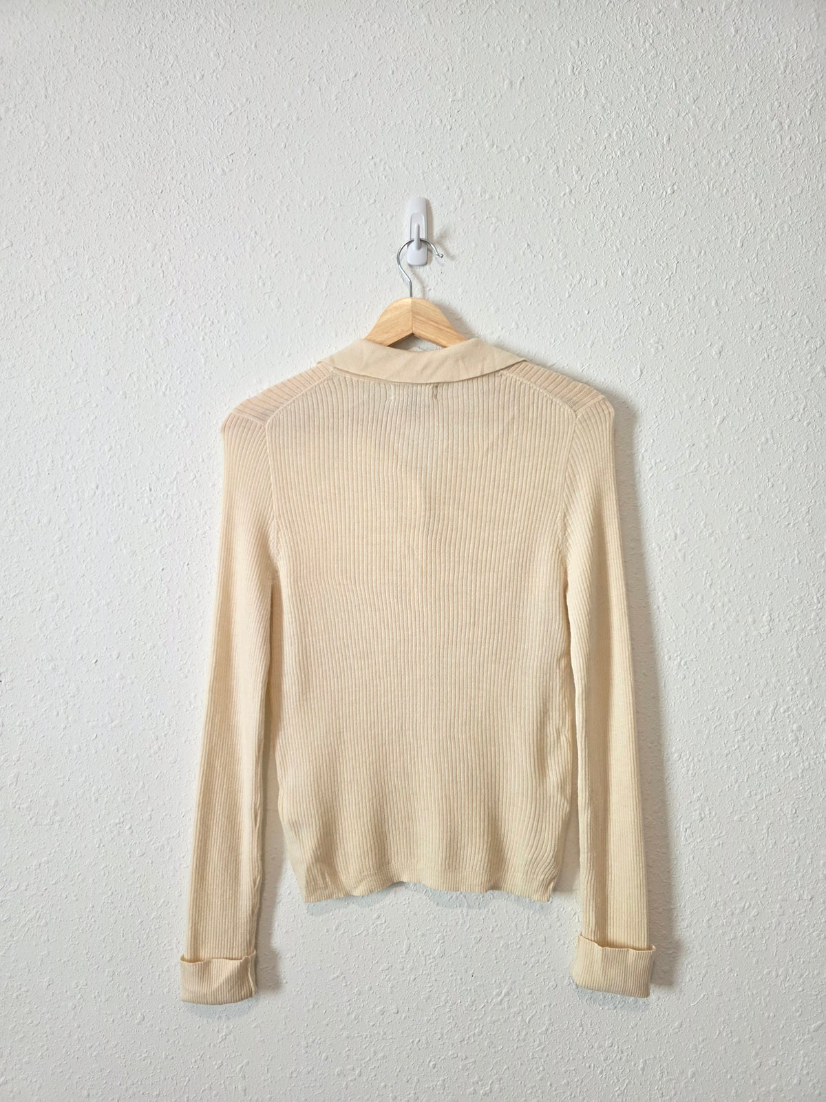 J.Crew Merino Wool Button Up Sweater (L)