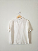 Quince Boxy Linen Shirt (S)