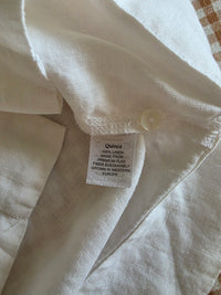 Quince Boxy Linen Shirt (S)
