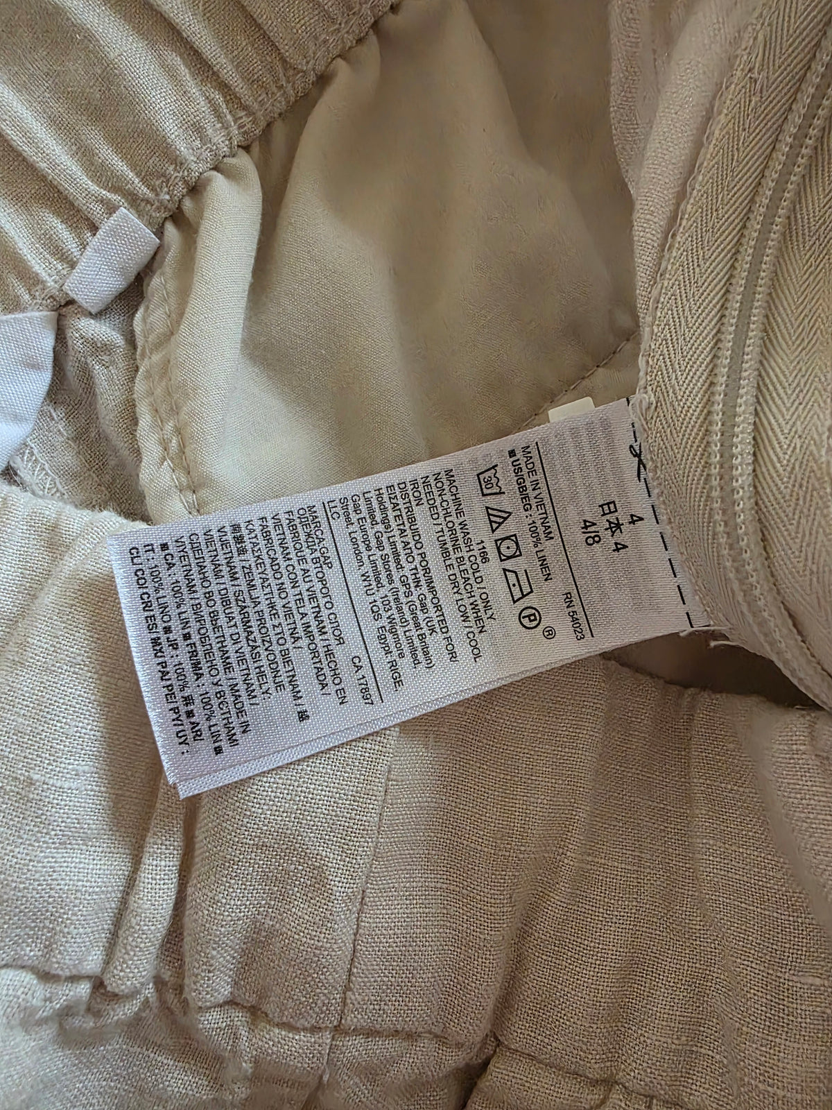 Gap Wide Leg Linen Culotte Pants (4)