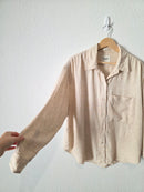 Abercrombie Linen Blend Button Up Shirt (M)