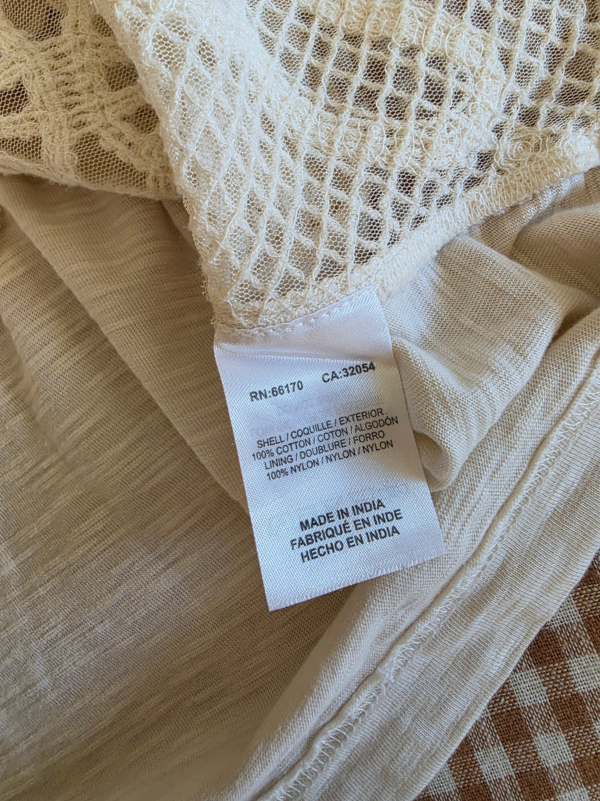 Anthropologie Crochet Embroidered Top (XL)