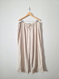 Abercrombie Wide Leg Linen Pants (XL)