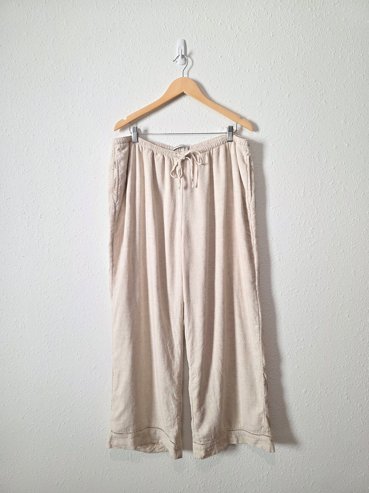 Abercrombie Wide Leg Linen Pants (XL)