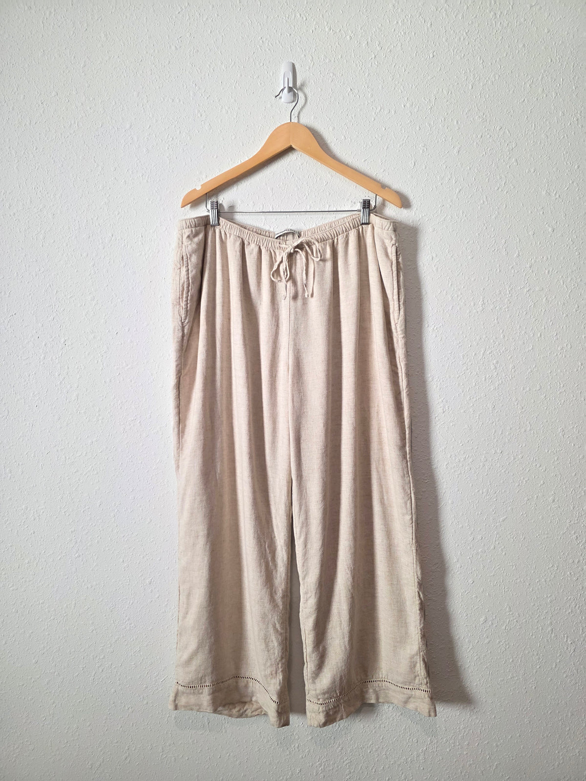 Abercrombie Wide Leg Linen Pants (XL)
