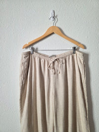 Abercrombie Wide Leg Linen Pants (XL)