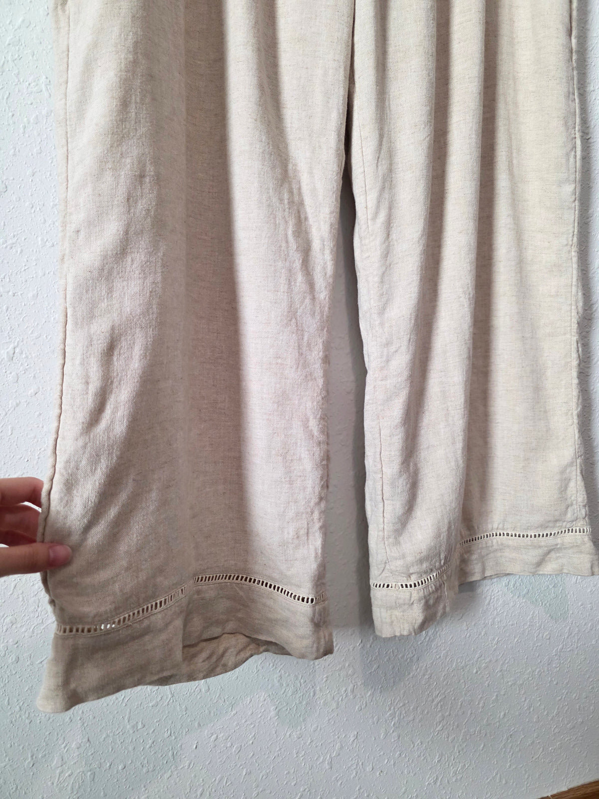 Abercrombie Wide Leg Linen Pants (XL)