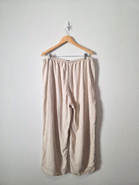 Abercrombie Wide Leg Linen Pants (XL)
