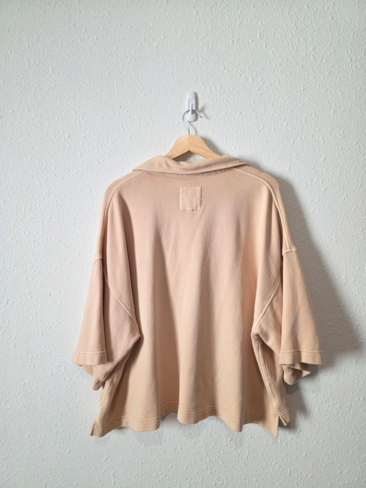 Aerie V Neck Collared Sweatshirt Tee (XL)