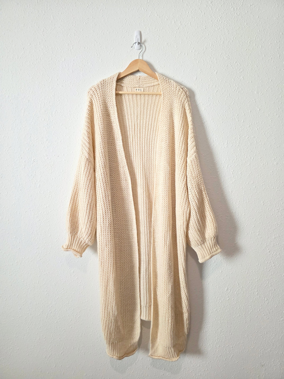 POL Chunky Duster Cardigan (M)