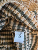 Sage Striped Sweater Tank (L)