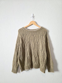 Grade & Gather Cozy Knit Sweater (M)