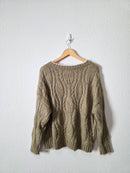 Grade & Gather Cozy Knit Sweater (M)