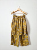 Ginkgo Print Cotton Matching Set (S/M)