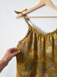 Ginkgo Print Cotton Matching Set (S/M)