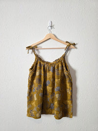 Ginkgo Print Cotton Matching Set (S/M)