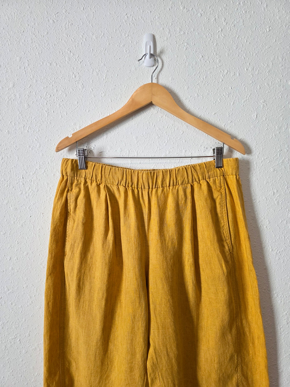 Eileen Fisher Organic Linen Barrel Pants (M)