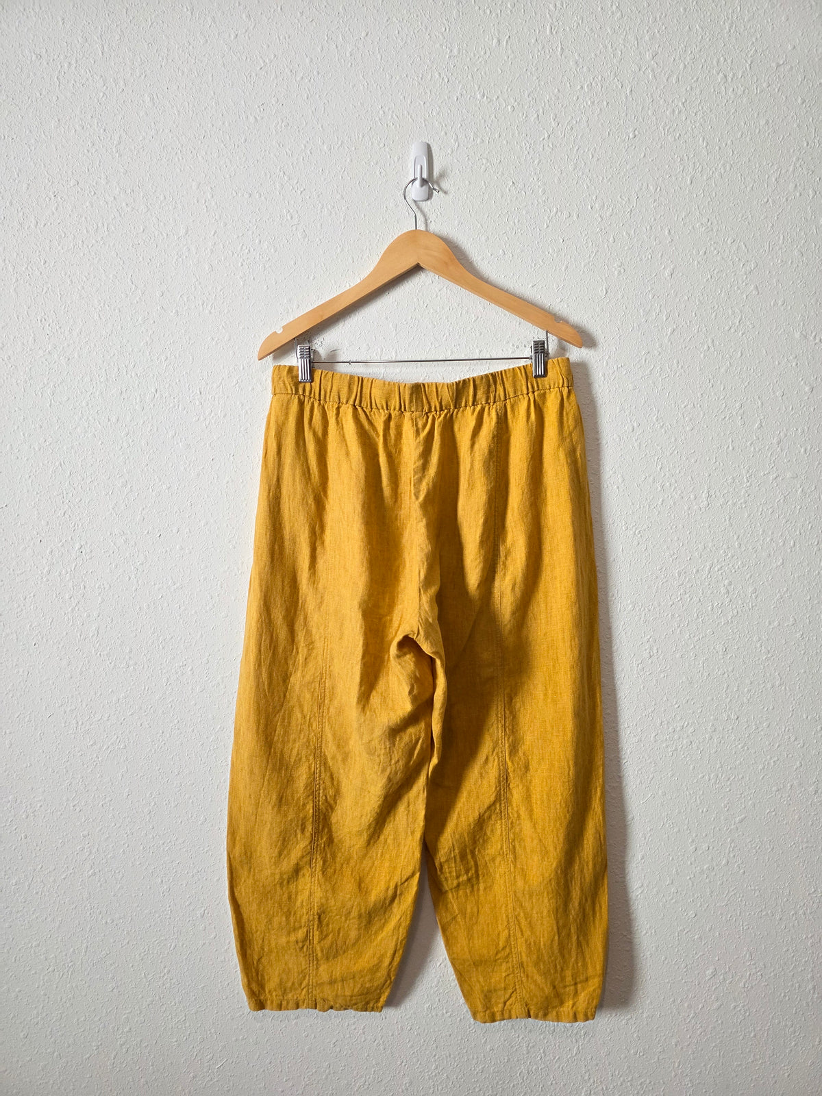 Eileen Fisher Organic Linen Barrel Pants (M)