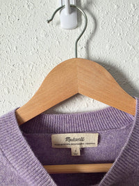 Madewell Lavender Cashmere Sweater (S)