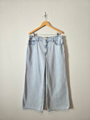 Abercrombie Light Wash Wide Leg Jeans (32/14 short)