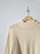 Wilfred Mock Neck Wool Cotton Sweater (S)