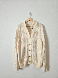Woolovers Cable Knit Cardigan (XL)