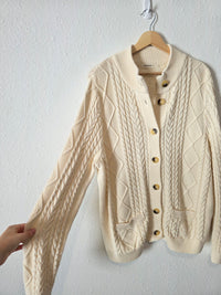 Woolovers Cable Knit Cardigan (XL)