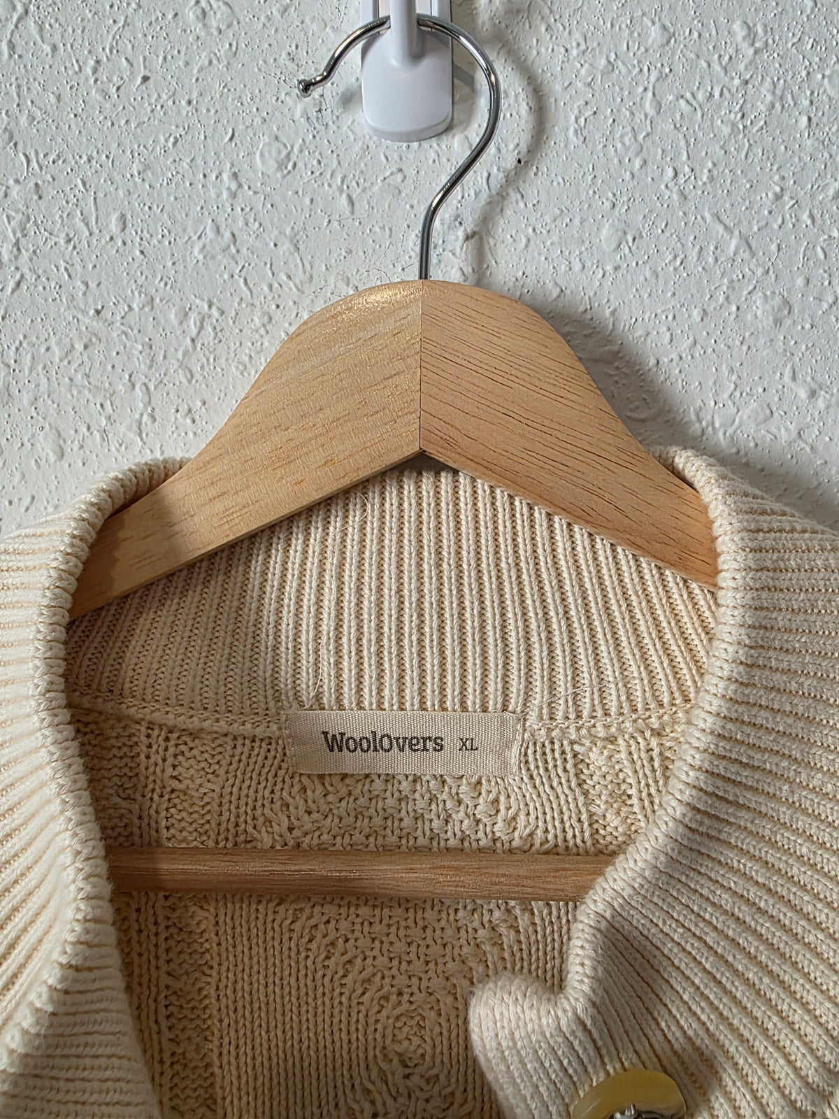 Woolovers Cable Knit Cardigan (XL)