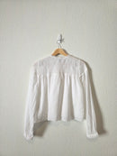 J.Crew Smocked Cotton Blouse (S)