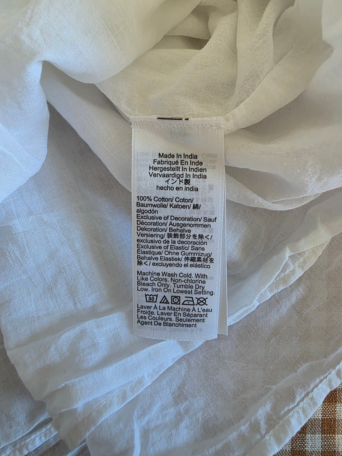 J.Crew Smocked Cotton Blouse (S)