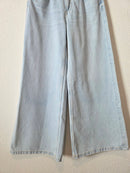 Zara Light Wash Wide Leg Jeans (8)