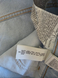 Zara Light Wash Wide Leg Jeans (8)