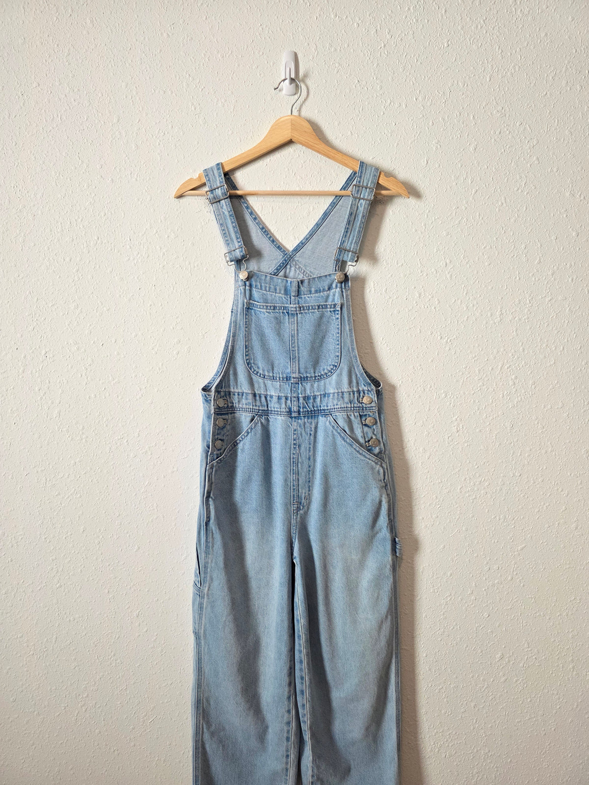 Madewell Light Wash Denim Overalls (XS)
